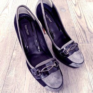 White House Black Market black & gray pumps - 8